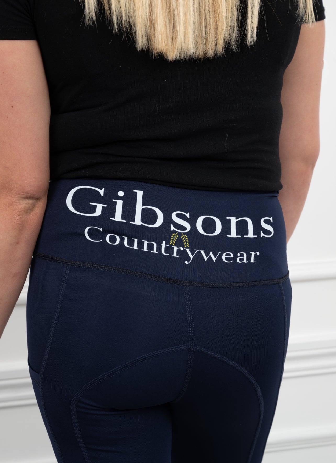 Gibsons Countrywear navy ladies leggings